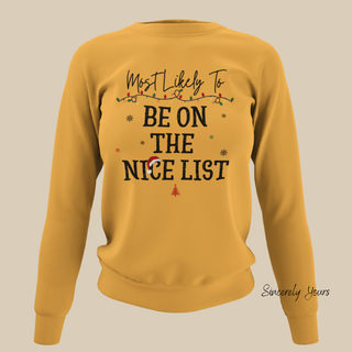 Family Holiday / Christmas Funny Matching Custom - Most Likely To Unisex Shirts