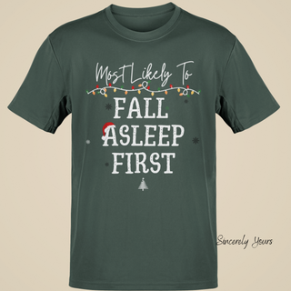 Family Holiday / Christmas Funny Matching Custom - Most Likely To Unisex Shirts