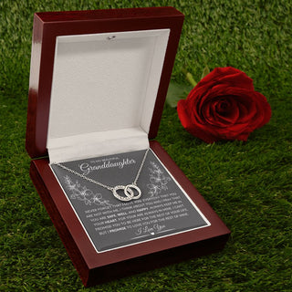 To My Beautiful Granddaughter | Never Forget That I love You - Perfect Pair Necklace