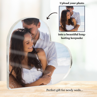 Custom Photo Gift | Acrylic Picture Heart-Shaped Frame