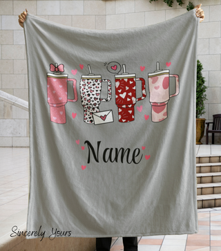 Personalized Custom Tumbler Blanket