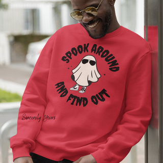 Spook Around and Find Out (Mens) Halloween Sweatshirt