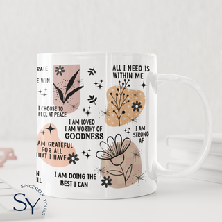 Mental Health | Daily Affirmations Personalized Mugs