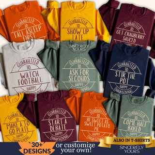 Guaranteed To Thanksgiving & Friendsgiving Tops