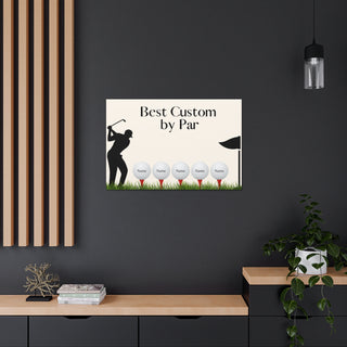 Personalized Best Dad/Grandpa by Par Printed Canvas