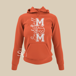 Basketball Mom Heart Hoodie