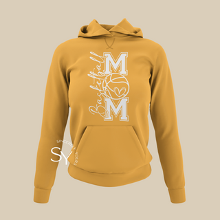 Basketball Mom Heart Hoodie