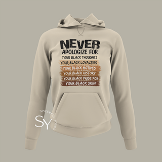 Never Apologize | Melanin Pride Tops