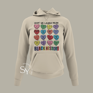 What We Learn From Black History | Candy Hearts Unisex Tops