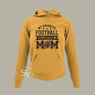 My Favorite Football Player Calls me Mom Tops