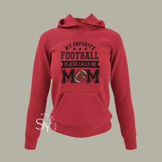 My Favorite Football Player Calls me Mom Tops