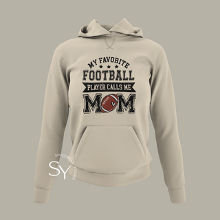 My Favorite Football Player Calls me Mom Tops