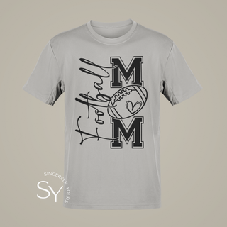 Football Mom Heart Tees