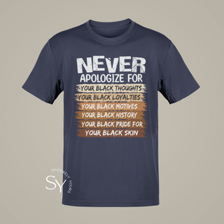 Never Apologize | Melanin Pride Tops