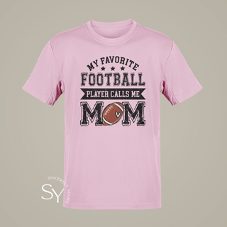 My Favorite Football Player Calls me Mom Tops