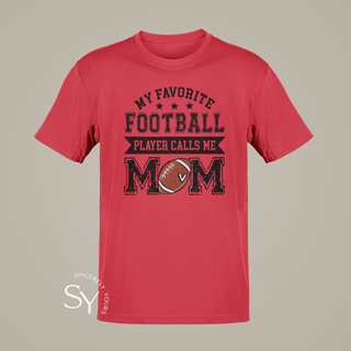 My Favorite Football Player Calls me Mom Tops
