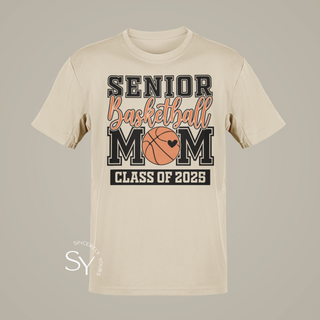 Senior Basketball Mom | Class of 2025 | Personalized Back