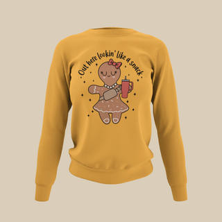 Gingerbread | Out Here Lookin' Like a Snack Sweatshirt