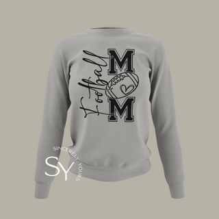 Football Mom Heart - Sweatshirts