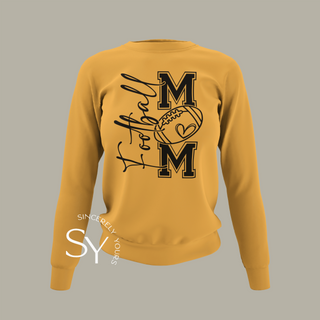 Football Mom Heart - Sweatshirts