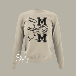 Football Mom Heart - Sweatshirts