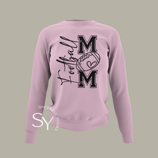 Football Mom Heart - Sweatshirts