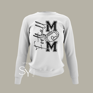 Football Mom Heart - Sweatshirts