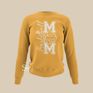 Basketball Mom Heart Sweatshirt