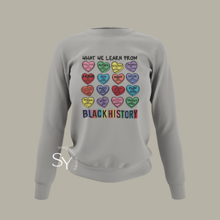 What We Learn From Black History | Candy Hearts Unisex Tops