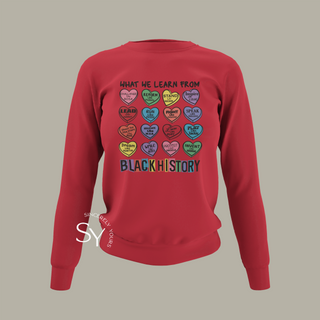 What We Learn From Black History | Candy Hearts Unisex Tops