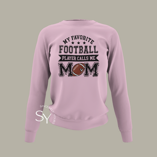 My Favorite Football Player Calls me Mom Tops