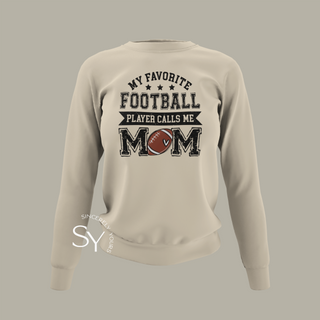 My Favorite Football Player Calls me Mom Tops