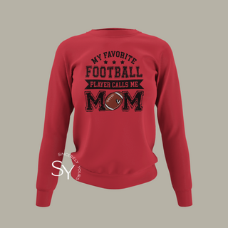 My Favorite Football Player Calls me Mom Tops