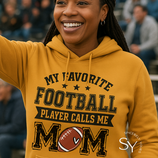 My Favorite Football Player Calls me Mom Tops