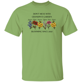 Custom Birth Month Garden T-Shirt