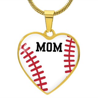 Baseball Mom Necklace - Gift for Baseball Moms