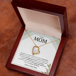 To My Mom, From Son | Forever Love Necklace