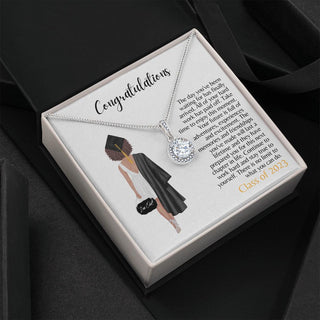 Custom Graduating Senior Gift for her | Class of 2023 Eternal Hope Necklace Gift
