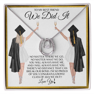 To My Best Friend | Graduation - Lucky Charm Necklace