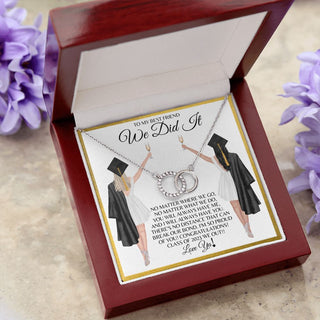 To My Best Friend | College Graduation Gift | Perfect Pair Necklace