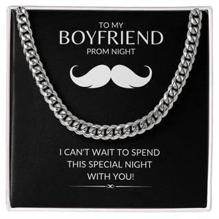 To My Boyfriend | Prom Night - Men's Cuban Link Necklace