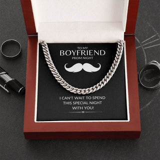 To My Boyfriend | Prom Night - Men's Cuban Link Necklace