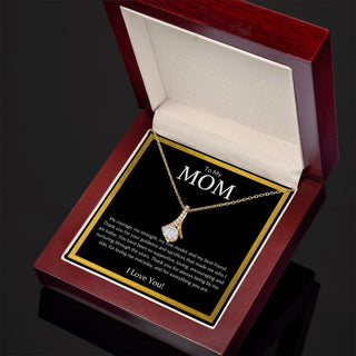 To My Mom - Alluring Beauty Necklace