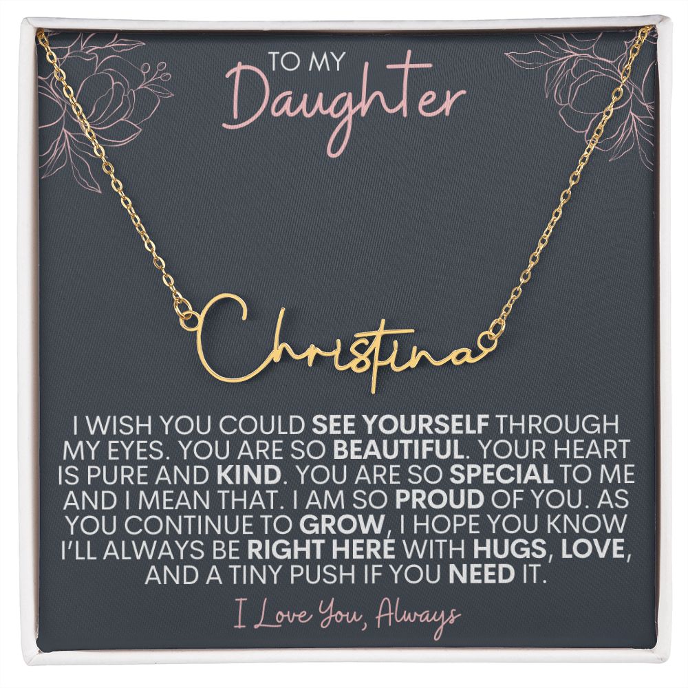 TopBling Custom Signature Letters Necklace With T Cubic Zirconia And 18k  Real Gold Plating Hip Hop Hip Hop Jewelry From Ai821, $14.92 | DHgate.Com