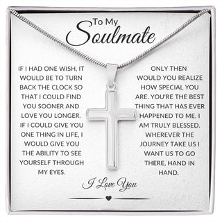 To My Soulmate | Faith-based | Cross Necklace