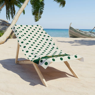 Polka Dot Beach Towel (Customization Available)